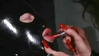 بیک روم کاسٹنگ کاؤچ سے دلکش ایشلین کے ساتھ گہرے گلے کا سیکس